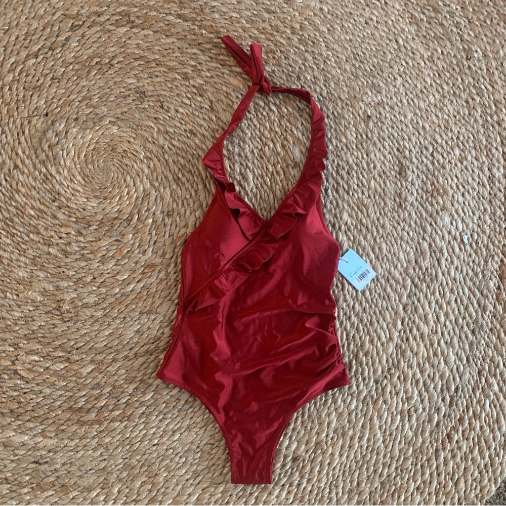 Cupshe ruffled bathing suit